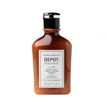 Sampon pentru par gras White Clay Sebum Control 107, 250ml, Depot