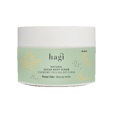 Scrub natural pentru corp cu zahar Forest Tales, 200g, Hagi