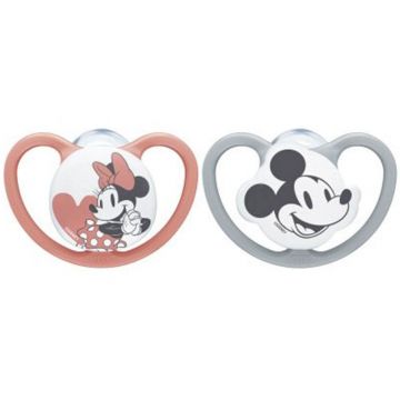 Suzete fiziologice Nuk Space Disney 6-18 luni 2pcs