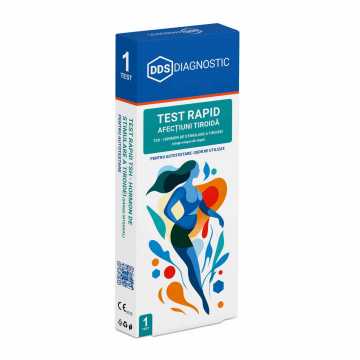 Test Rapid TSH Hormon de stimulare a tiroidei (sange integral) Autotestare, 1 bucata, DDS Diagnostic