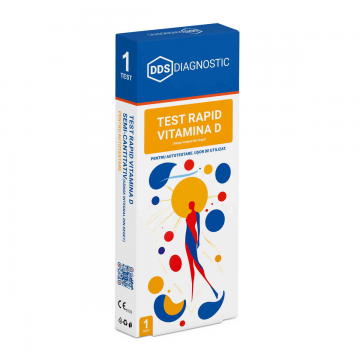 Test Rapid Vitamina D Semi-cantitativ (sange integral din deget), Autotestare, 1 bucata, DDS Diagnostic