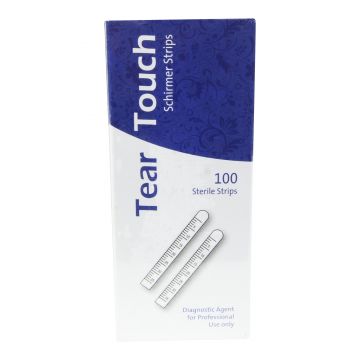Test Schirmer pentru masurarea productiei lacrimale, fara indicator de culoare, steril, 100 buc