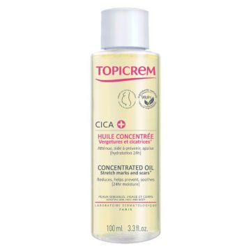 Topicrem Cica Irritated Skin Oil Concentrate Stretch Marks and Scars 100ml