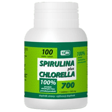 Virde SPIRULINA+CHLORELLA 100 comprimate