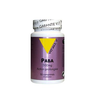 Vit'All+ Paba Action Pro 500mg 50 comprimate