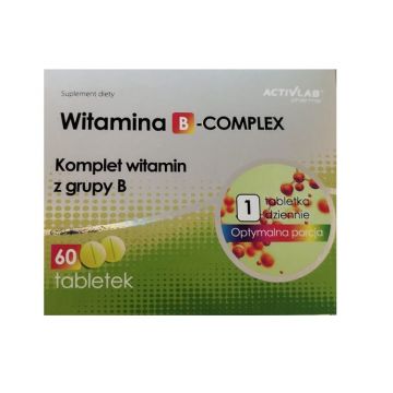 Vitamina B-Complex Activlab Pharma, 60 comprimate