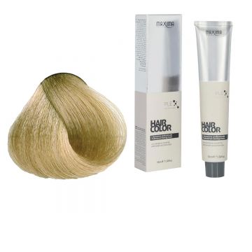 Vopsea profesionala de par, 10.13 Blond lime deschis, MAXIMA, 100ml