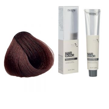 Vopsea profesionala de par, 6.58 Saten mahon chihlimbar, MAXIMA, 100ml