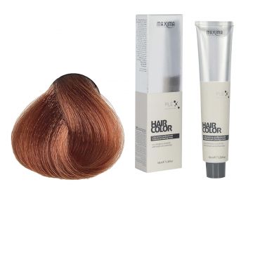 Vopsea profesionala de par, 7.44 Blond aramiu intens, MAXIMA, 100ml