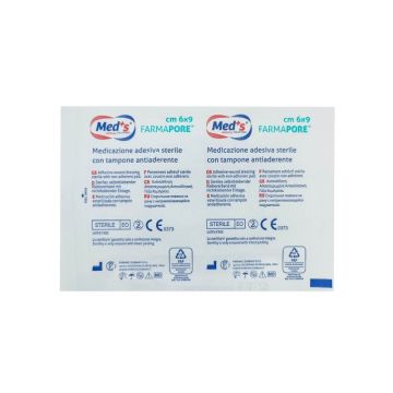 Asepta Med+S plasture steril cu corp absorbant 6cm x 9cm 1 bucata