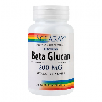 Beta glucan 200mg 30 caps. Secom