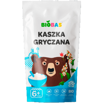 BioBas Terci de hrișcă Bio, fără zahăr adăugat, de la 6 luni, 200 g