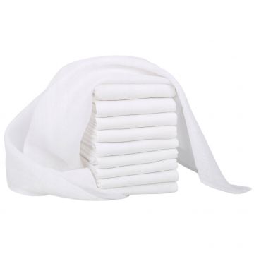 Bocioland, scutece tetanice 115 g/m2, alb, 60 x 80 cm, 10 bucăți