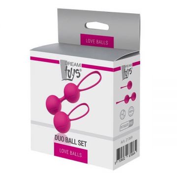 Dream Toys Bile de plăcere amp; Ouă Duo Ball Set Geisha Balls