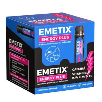 Emetix Energy Plus 25ml, 20 flacoane, Fiterman