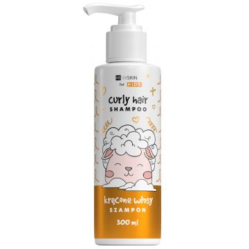 Hiskin Kids Curly Hair, șampon pentru păr creț, 300 ml