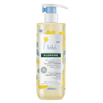 Klorane Baby Gel de curățare delicată 500ml