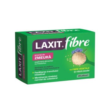 Laxit Fibre cu aroma de zmeura, 20 plicuri, Fiterman