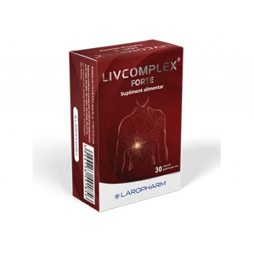 LivComplex Forte 30 capsule gelatinoase Laropharm