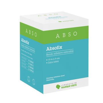 Marque Verte Abso Bandaje adezive 10mx5cm Fix 1 UNIT
