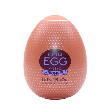 Masturbator de unică folosință Tenga Easy Beat Egg Misty II Stronger în formă de ou