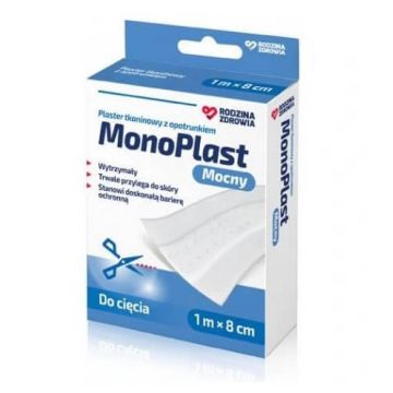 MonoPlast Strong, plasture din țesătură pentru tăiere, 1m x 8cm