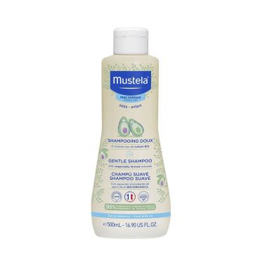 Mustela Organic Avocado Șampon delicat pentru bebeluși 500ml