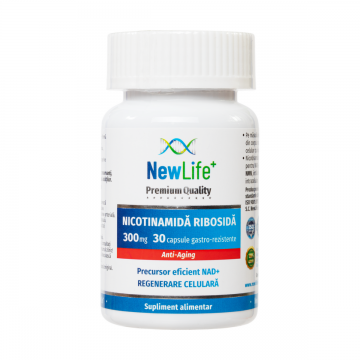 Nicotinamida Ribosida 300mg, 30 capsule, Newlife