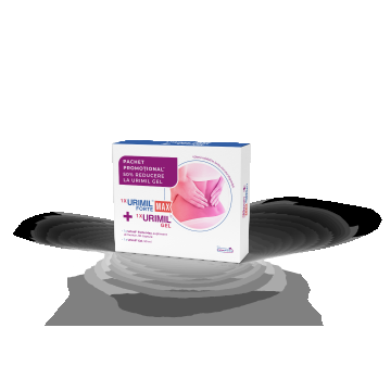 Pachet Urimil Forte Max 30 capsule + Urimil Gel 50ml, NaturPharma