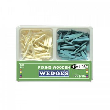 Pene lemn asorate - set 100 bucati