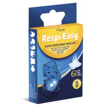 Plasturi decongestionanti pentru copii Respi Easy, 6 bucati