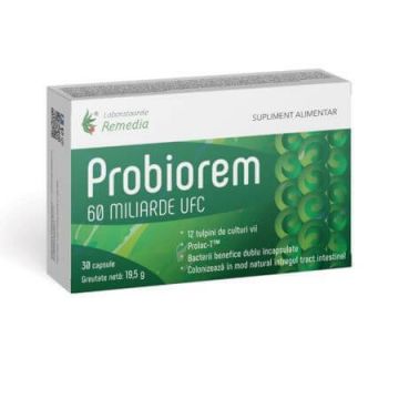 Probiorem 60 miliarde UFC, 30 capsule, Remedia