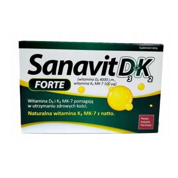 Sanavit D3 + K2 Forte, 60 capsule