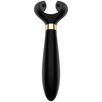 Satisfyer Endless Fun, vibrator multifuncțional, negru