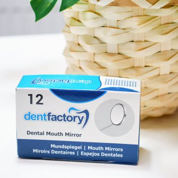 Set 12 oglinzi dentare rodiu ZFB217