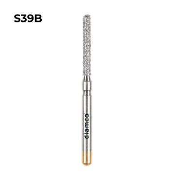 Set 5+1 Freze cilindrice forma Fissure diamantate aliaj rodium-platina - S39B