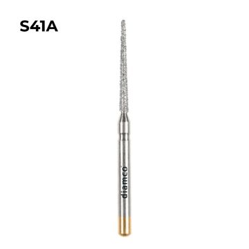 Set 5+1 Freze cilindrice forma Fissure diamantate aliaj rodium-platina - S41A