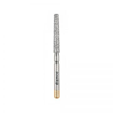 Set 5+1 Freze diamantate conice cu varful plat aliaj rodium-platina - S13