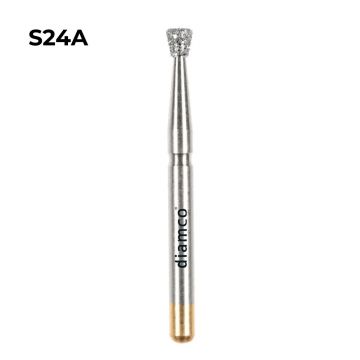 Set 5+1 Freze diamantate cu con invers aliaj rodium-platina - S24A