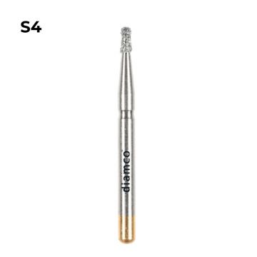 Set 5+1 Freze diamantate sferice aliaj rodium-platina S4