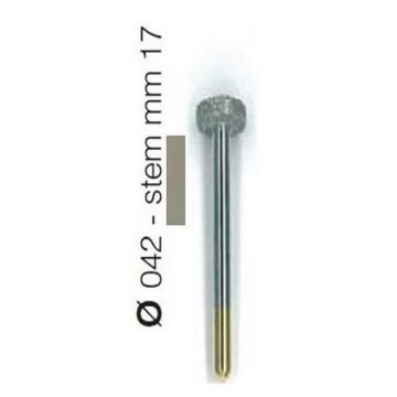 Set 5+1 Freze diamantate tip disc aliaj rodium-platina - S31