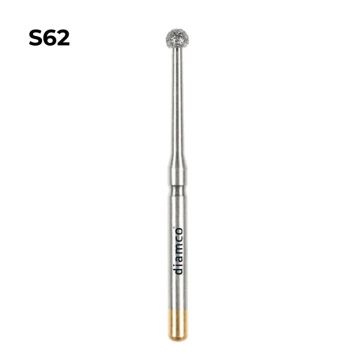 Set 5+1 Freze sferice diamantate aliaj rodium-platina - S62