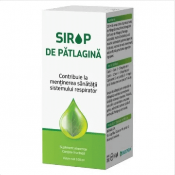 Sirop de patlagina 100ml Biofarm