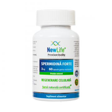 Spermidina Forte 3mg, 60 capsule, Newlife