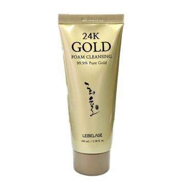 Spuma de curatare 24 Gold, 100ml, Lebelage