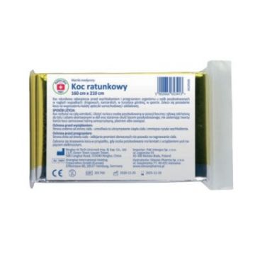 Trusă de prim ajutor ABC, Pătură de urgență 160 cm x 210 cm, 1 buc - Termen lung!