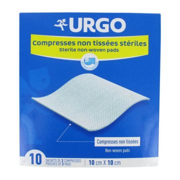 Urgo Sterile Nonwoven Tablete 10cmx10cm Cutie de 10