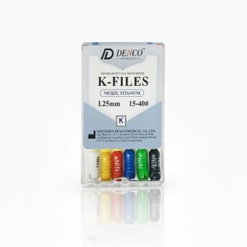 Ace K-Files Ni-Ti 25mm