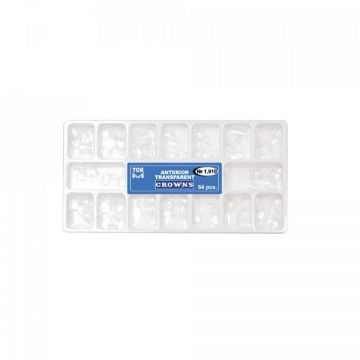 Cape - coroane celuloid 64 buc pentru frontali