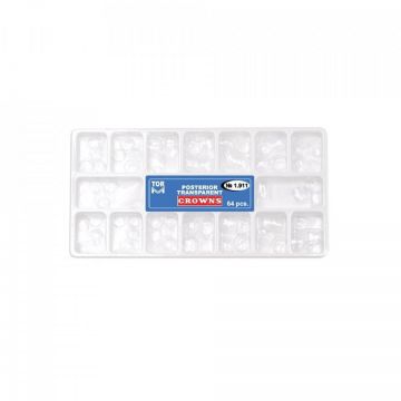 Cape - coroane celuloid 64 buc pentru posteriori